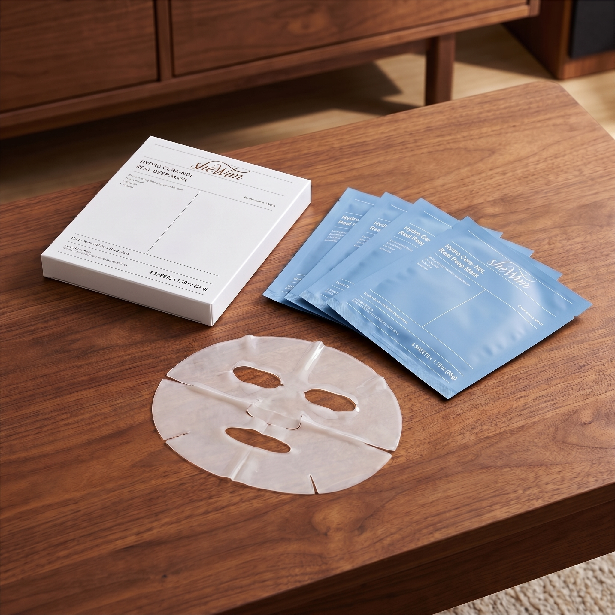 sheWim® Recovery Mask – Skin Repair & Hydration (set of 4)