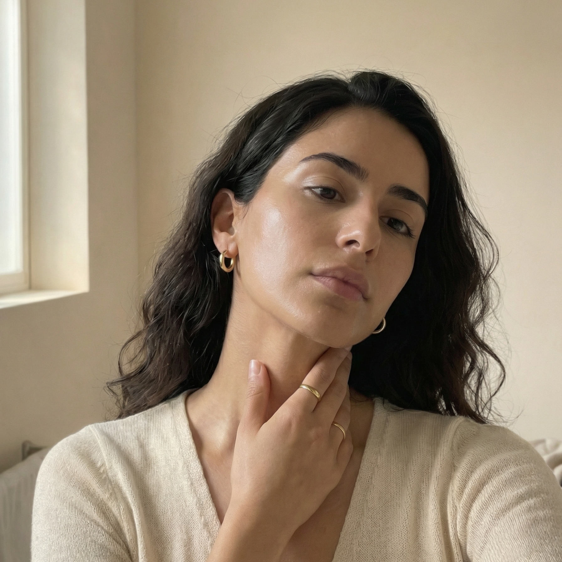 Firming and draining neck cream